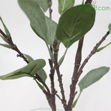 3Pcs Eucalyptus Artificial Leaf Branch Real Touch For Home Decor Easyff