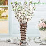 10Pcs Cherry Artificial Flower Bouquets Real Touch In 5 Colors White Artificial Easyff