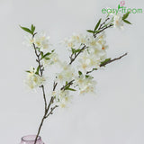 1Pcs Apple Blossom Silk Flower Stem For Home Decor In 3 Colors Easyff
