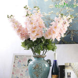 1Pcs Delphinium Artificial Flower Bouquet Real Touch In 3 Colors Vases Products Easyff