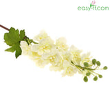 1Pcs Delphinium Artificial Flower Bouquet Real Touch In 3 Colors White Vases Products Easyff