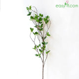 2Pcs Artificial Branches With Green Leaf For Home Decor Wedding Products Easyff