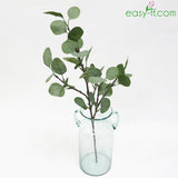 3Pcs Eucalyptus Artificial Leaf Branch Real Touch For Home Decor Easyff