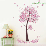 Butterfly Flower Wall Sticker Easyff